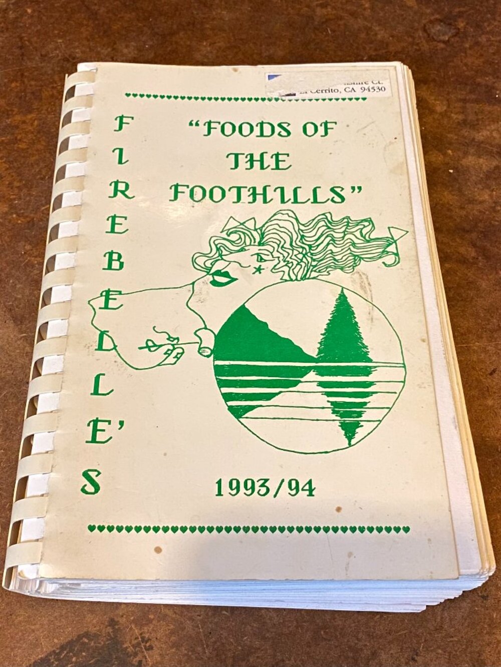 Foods of the Foothills Firebelle's Cookbook Spiral Bound 1994 Lake of the Pines
